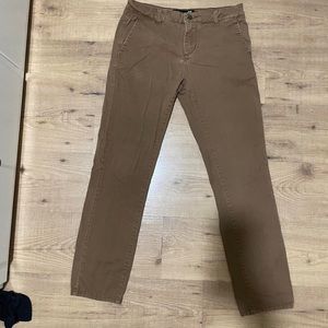 RSQ London skinny dark brown pants, perfect condition, size 30-32